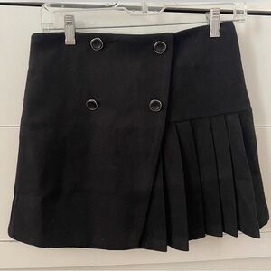 J.ING Black Pleated Skirt with Built-in Shorts